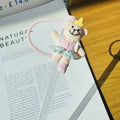 Axyaa Pink Bear Straw Cap for Starbucks 7-8mm Straw - Heat Resistant & Dustproof