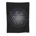 Axyaa Sacred Geometry Star Cluster Fleece Blanket