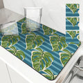 Axyaa Kitchen Draining Mat: Absorbent, Antiskid, Quick Dry Bathroom & Coffee Dish Pad