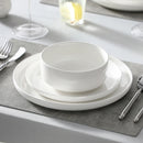 Axyaa 18/36-Piece Ceramic Dinnerware Set for 6/12, Plates, Bowls, Tableware
