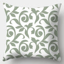Axyaa Green Plaid Avocado Pillowcase Square Sofa Cushion Cover