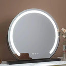 Axyaa Light-Up Vanity Mirror with Smart Touch Control, 3 Colors, 360° Rotation
