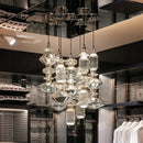 Axyaa Vintage LED Glass Pendant Lamp - American Style Hanging Lighting