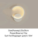 Axyaa LED Wall Lamp: Minimalist Room Decor for Bedroom, Living Room, Cloakroom