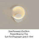 Axyaa LED Wall Lamp: Modern Minimalist Room Decor for Bedroom, Living Room, Cloakroom