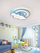 Axyaa Children's Rainbow Heart Ceiling Light for Princess Bedroom