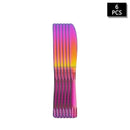 Axyaa Stainless Steel Colorful Cutlery Set for Family, Hotel & Party