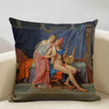 Axyaa Neoclassicism Napoleon Oil Painting Cushion Cover