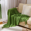 Axyaa Nordic Knitted Throw Blanket for Cozy Home and Hotel Decor