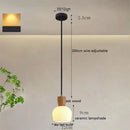Axyaa Mini Ash Ceramic LED Pendant Light for Home Indoor Decor