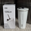 Axyaa Insulated Cold Cup with Diamond-Shaped Straw for Portable Ice Cream Water.