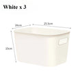 Axyaa Set of 10 Plastic Storage Boxes for Home Organization