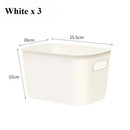 Axyaa Set of 10 Plastic Storage Boxes for Home Organization