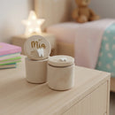 Axyaa Personalized Wooden Milk Tooth Box - Custom Engraved Baby Keepsake Storage