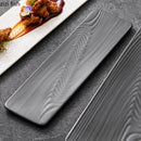 Axyaa Water Pattern Sushi Plate Serving Dish, Long Strip Plate for Restaurant