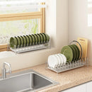 Stainless Steel Pull-out Dish Storage Rack - Axyaa Bowl Storage Rack