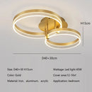 Axyaa Acrylic Circle LED Ceiling Lamp – Modern Minimalist Bedroom Lighting Fixtures