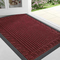 Axyaa Durable Indoor/Outdoor Trapping Doormat: Waterproof, Washable, Low Profile Entry Mat