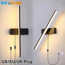 Axyaa Rotatable LED Wall Lamp for Bedside or Vanity Lighting