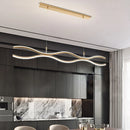 Axyaa LED Aluminum Chandelier for Modern Restaurant and Stylish Family Dining