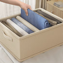 Axyaa Closet Organizer Box Pants Jeans Sweater Storage Compartment Basket