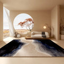 Axyaa Luxe Plush Carpet: Soft Thick Living Room Area Rug, Anti-slip Floor Mat