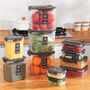 Axyaa Transparent Sealed Food Storage Container Organizer Box Jar