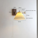 Axyaa Modern LED Wall Lamp with Pull Chain Switch for Bedroom & Living Room