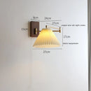 Axyaa Modern LED Wall Lamp with Pull Chain Switch for Bedroom Living Room