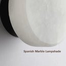Axyaa Marble Round LED Wall Sconce - Modern Nordic Living Room Bedroom Decor