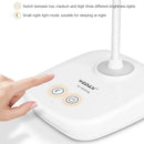 Axyaa Foldable LED Desk Lamp, 3 Levels Dimmable Touch Night Light
