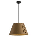Axyaa Circular PET Acoustic Felt Pendant Light for Office, Restaurant, Cafe