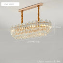 Axyaa Modern Crystal Ceiling Chandelier LED Pendant Light for Living Room Bedroom
