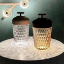 Axyaa Crystal Table Lamp: Modern Minimalist LED Reading Light for Home Office and Bedroom