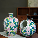 Axyaa Floral Ceramic Vases: European Style, High-End Feel, Hydroponic, Living Room Décor