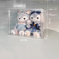 Axyaa Acrylic Doll Storage Display Cabinet for Children's Plush Toys