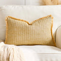 Embroidered Happy Home Pillow Cover by Axyaa for Living Room & Bedroom