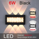 Axyaa Outdoor LED Wall Light, Aluminum and Plastic, IP65 Waterproof, Indoor & Outdoor Sconces