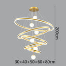 Axyaa Nordic Stair Chandelier Pendant Lights, Ceiling Light for Living Room Bedroom Dining Room