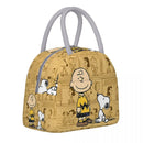 Axyaa Cartoon Dog Insulated Lunch Tote Bag - Large Capacity Thermal Lunch Box