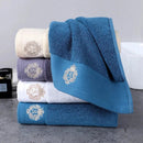 Axyaa 2pcs Towel Set: 35x75cm Face Hand Towels & 70x140cm Big Bath Shower Towel