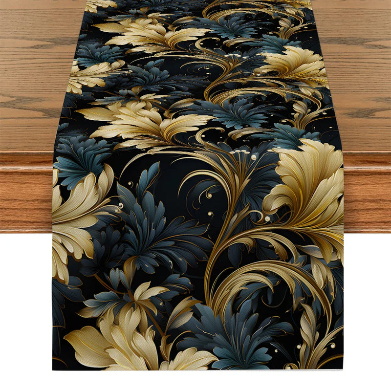 Axyaa Branches Table Runner: Elegant Home Decor for Dining, Wedding & Party Tables