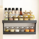 Axyaa Router Rack Shelf 2-layer Storage Holder Seasoning Bottles Kitchen Shelves