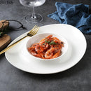 Axya Irregular Solid Color Ceramic Plate Set for Tableware and Snacks