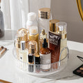 Axyaa Rotating Makeup Organizer Shelf - 360 Spinning Cosmetic Storage Vanity Holder