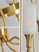 Axyaa Luxury Brass Chandeliers - American Cottage Design