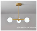 Axyaa LED Glass Ball Chandeliers for Home Decor & Kitchen Lighting