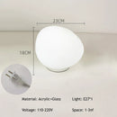 Axyaa Cobblestone Table Lamp: Modern Minimalist LED Lighting for Living Room and Bedroom