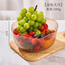 Axyaa Large Salad & Fruit Plate Set in Transparent Household Bowl