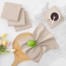 Axyaa Microfiber Waffle Kitchen Towels - Ultra Absorbent Cleaning Rags